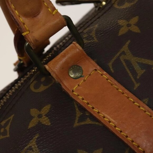 LOUIS VUITTON Monogram Keepall Bandouliere 50 Boston Bag M41416 LV Auth 132469 - Picture 10 of 16